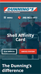 Mobile Screenshot of dunningsfuel.com.au